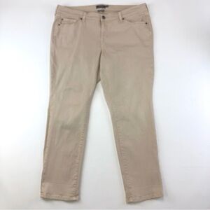 Torrid Boyfriend cream jeans cotton stretch denim Size 16R